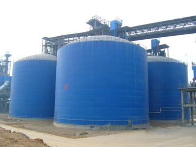 谷城水泥钢板库改造